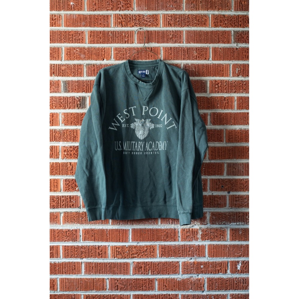 Gear for Sports West Point US Military Academy Sweatshirt Green XL Big Cotton